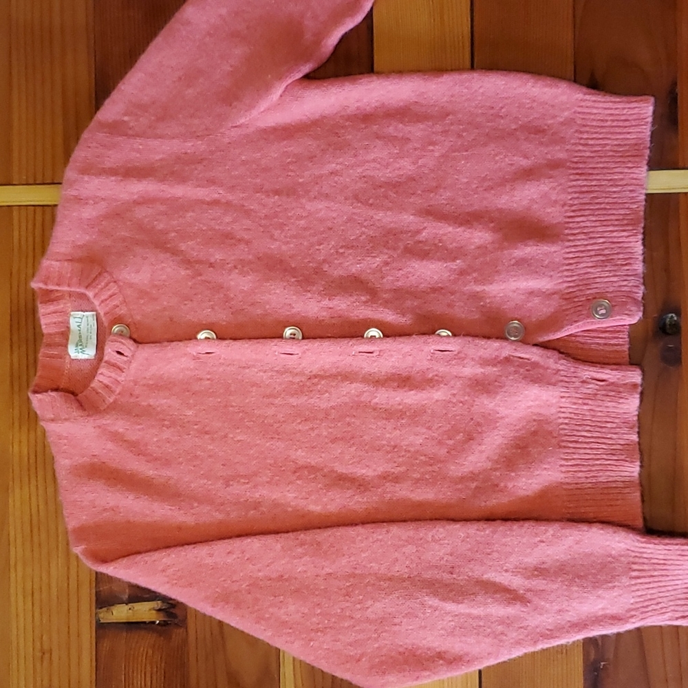 VTG cozy pink cardigan